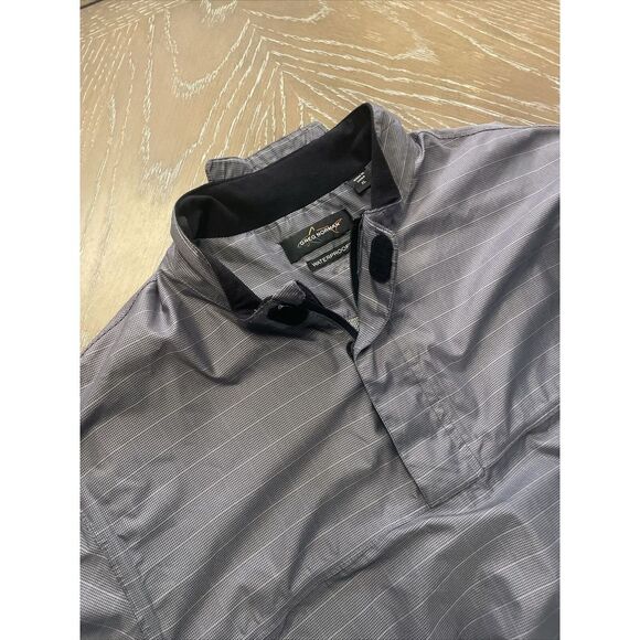 Greg Norman Waterproofs Rain‎ Jacket XL Mens Gray Plaid EXCELLENT & Fast Ship - Picture 1 of 8